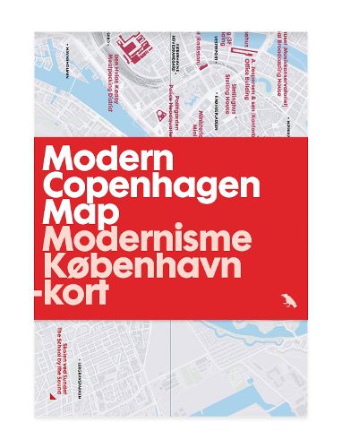 Cover image for Modern Copenhagen Map / Modernisme Kobenhavn -kort