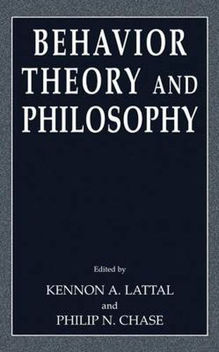 Cover image for Behavior Theory and Philosophy