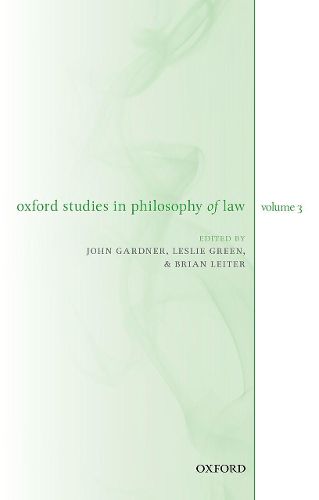 Cover image for Oxford Studies in Philosophy of Law Volume 3