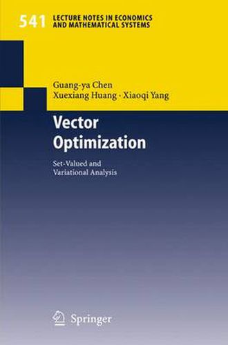 Cover image for Vector Optimization: Set-valued and Variational Analysis