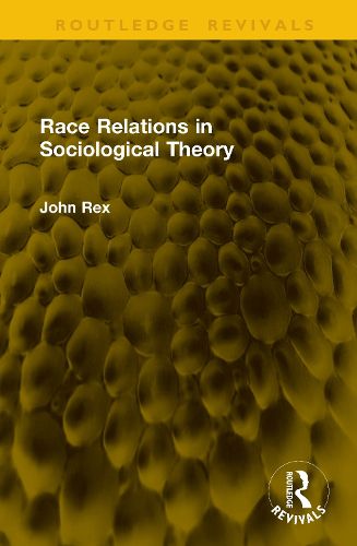 Cover image for Race Relations in Sociological Theory