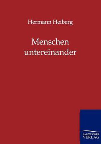 Cover image for Menschen untereinander