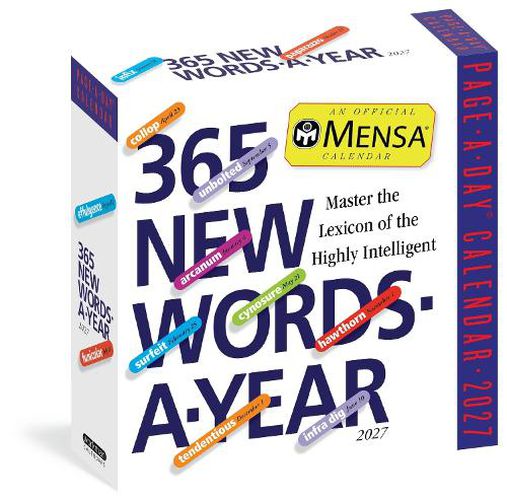 Cover image for Mensa (R) 365 New Words-a-Year Page-A-Day (R) Calendar 2027
