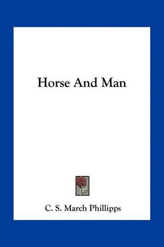 Cover image for Horse and Man