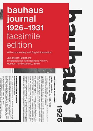 Cover image for Bauhaus Journal 1926-1931