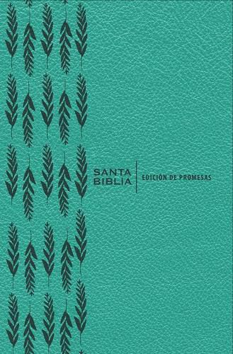 Cover image for Santa Biblia de Promesas Reina Valera 1960 Letra Gigante, 13 Puntos, Piel Especial, Turquesa / Spanish Promise Bible Rvr 1960 - Giant Print, Leathersoft, Turquoise