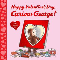 Cover image for Happy Valentine's Day, Curious George!