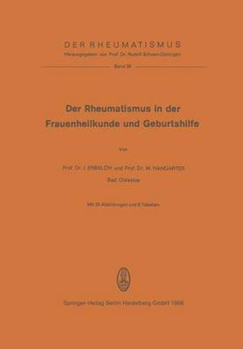 Cover image for Der Rheumatismus in Der Frauenheilkunde Und Geburtshilfe
