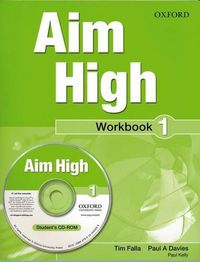 Cover image for Aim High Level 1 Workbook & CD-ROM: A new secondary course which helps students become successful, independent language learners