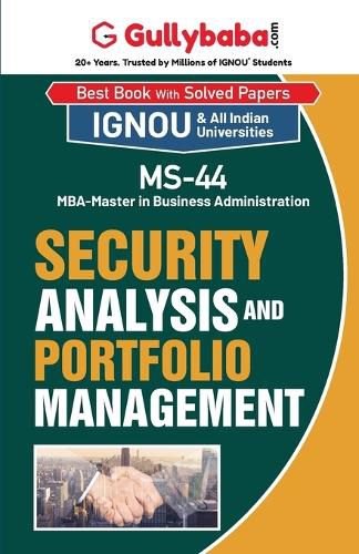 Cover image for MS-44 Security Analysis and Portfolio Management