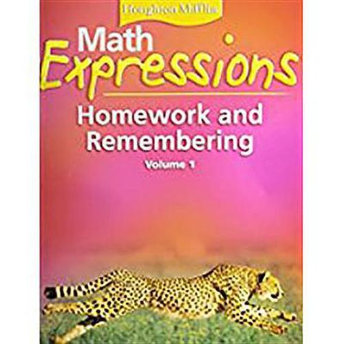 Cover image for Math Expressions: Hmewk&rembr Consm L5 V1