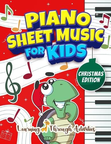 Cover image for Christmas Piano Sheet Music For Kids