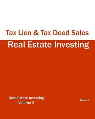 Cover image for Real Estate Investing - Tax Lien & Tax Deed Sales