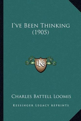 I've Been Thinking (1905)