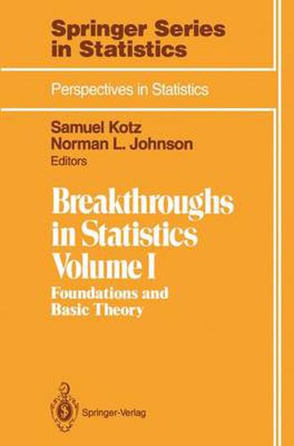 Breakthroughs in Statistics: Foundations and Basic Theory