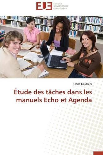 Cover image for  tude Des T ches Dans Les Manuels Echo Et Agenda