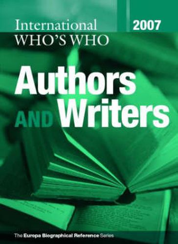 Cover image for International Who's Who of Authors and Writers 2007