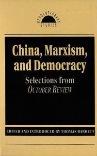 Cover image for China Marxism and Democracy