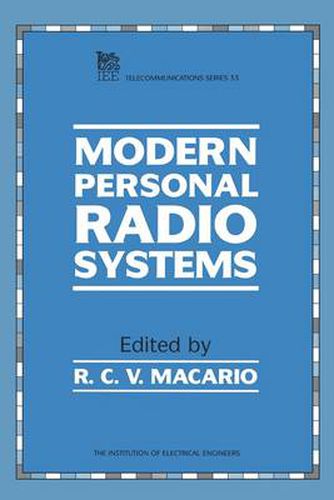 Cover image for Modern Personal Radio Systems