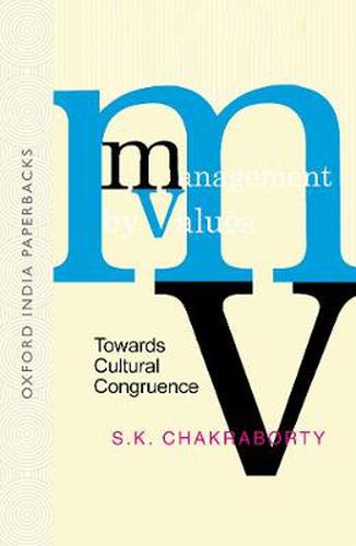 Cover image for Management by Values: Towards Cultural Congruence