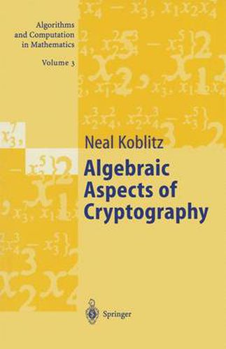 Algebraic Aspects of Cryptography