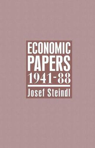 Cover image for Economic Papers 1941-88