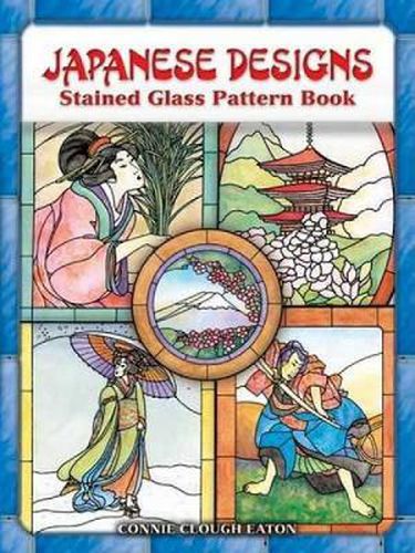 Cover image for Japanese Designs Stained Glass Pattern Book