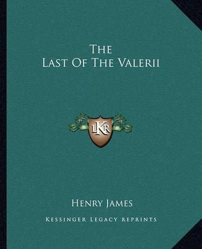 Cover image for The Last of the Valerii