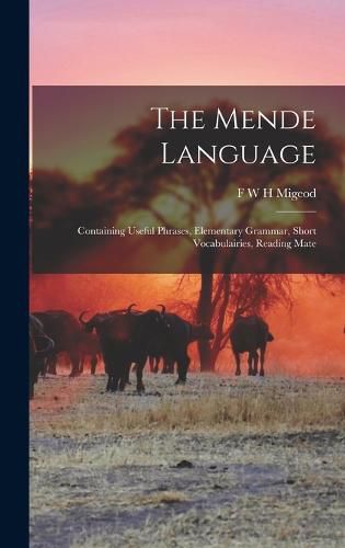 Cover image for The Mende Language