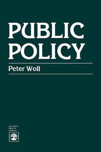 Cover image for Public Policy