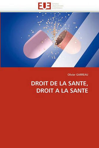 Cover image for Droit de La Sante, Droit a la Sante