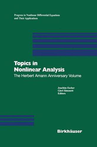 Cover image for Topics in Nonlinear Analysis: The Herbert Amann Anniversary Volume