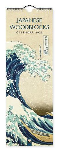 Cover image for Japanese Woodblocks Slim Calendar 2025 (Art Calendar)