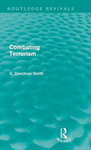 Cover image for Combating Terrorism (Routledge Revivals)