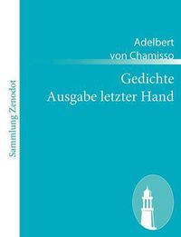 Cover image for Gedichte Ausgabe letzter Hand