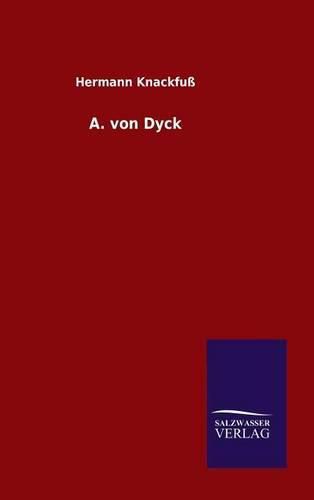 Cover image for A. von Dyck