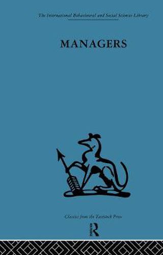 Cover image for Managers: Personality & performance