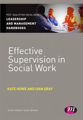 Cover image for Effective Supervision in Social Work