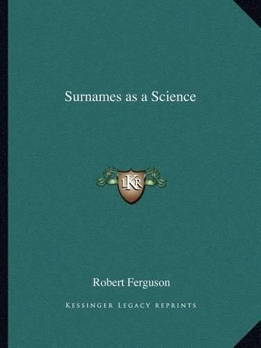 Surnames as a Science