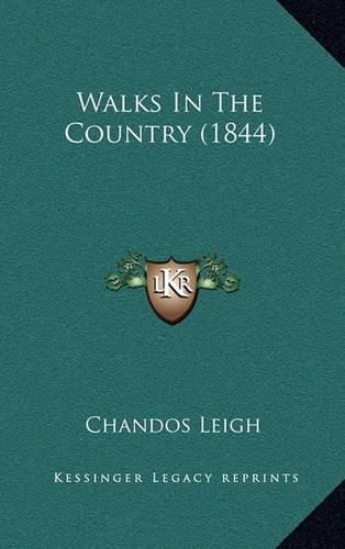 Cover image for Walks in the Country (1844)