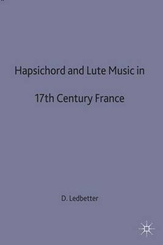 Cover image for Harpsichord and Lute Music in 17th-Century France