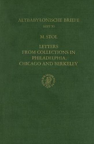 Cover image for Letters from Collections in Philadelphia, Chicago and Berkeley