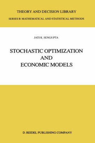 Cover image for Stochastic Optimization and Economic Models