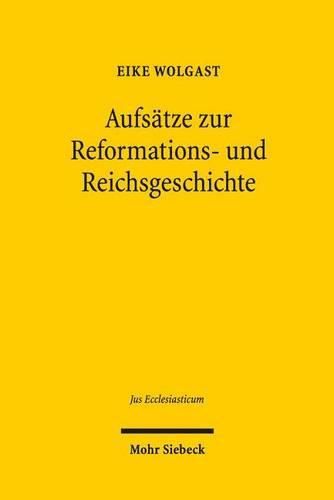 Cover image for Aufsatze zur Reformations- und Reichsgeschichte