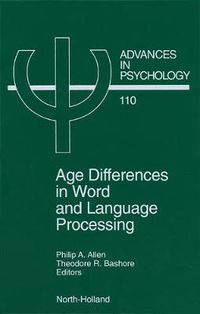 Cover image for Age Differences in Word and Language Processing