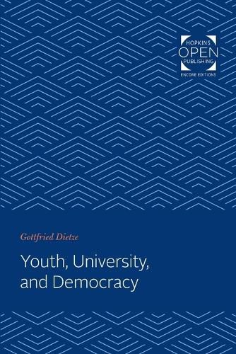 Cover image for Youth, University, and Democracy