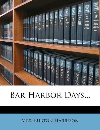 Cover image for Bar Harbor Days...