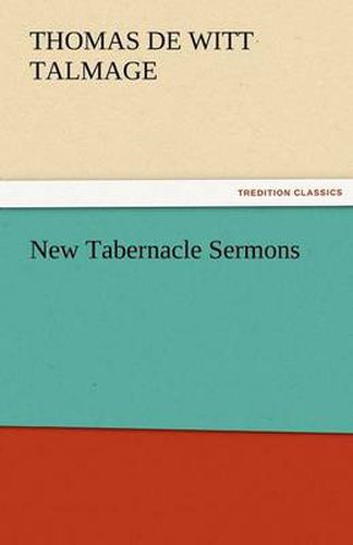 Cover image for New Tabernacle Sermons