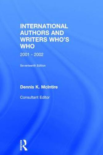 Cover image for International Authors and Writers Who's Who