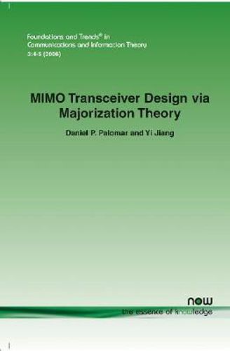 MIMO Transceiver Design via Majorization Theory